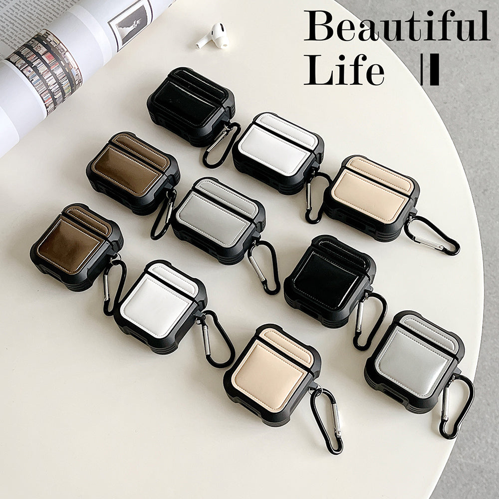 For Apple AirPods 3 Down Jacket Design TPU Protective Cover Earphone Anti-drop Case with Anti-lost Buckle For Apple AirPods 3 Down Jacket Design TPU Protective Cover Earphone Anti-drop Case with Anti-lost Buckle